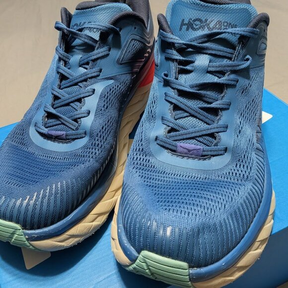 Hoka One One Bondi 7 Real Teal Outer Space Men\'s Size 12 Running Shoes main image 4